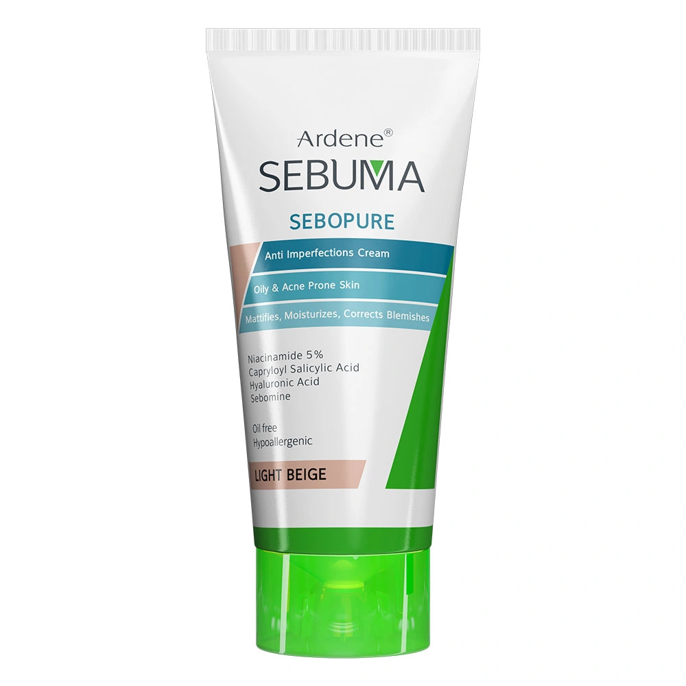 کرم رنگی ضد جوش آردن سبوما SEBUPURE بژ روشن