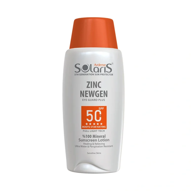 لوسیون آبی ضد آفتاب فیزیکال ZINC NEWGEN spf50 آردن سولاریس
