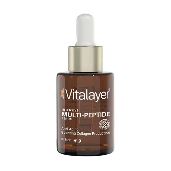 سرم ضد چروک صورت ویتالیر مدل Multi Peptide حجم ۳۰ میلیلیتر