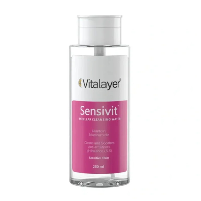میسلار واتر ویتالیر مدل Sensivit مخصوص پوست حساس حجم ۲۵۰ میلی‌لیتر
