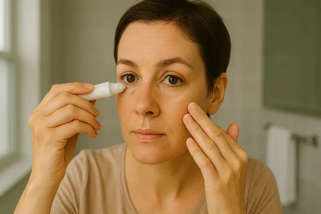 چطور پف و خطوط دور چشم را کم کنیم