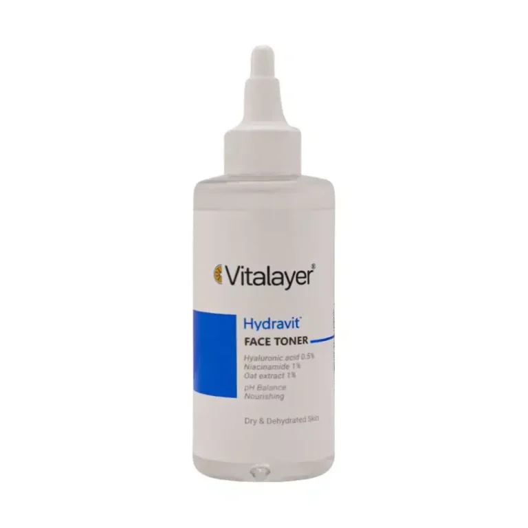 تونر صورت ویتالیر مدل Hydravit مخصوص پوست خشک و دهیدراته حجم ۲۰۰ میلی‌لیتر