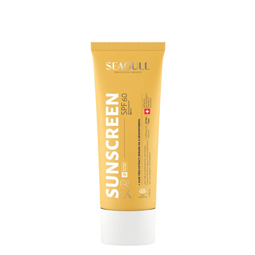 کرم ضدآفتاب سی‌گل SPF60 فاقد رنگ
