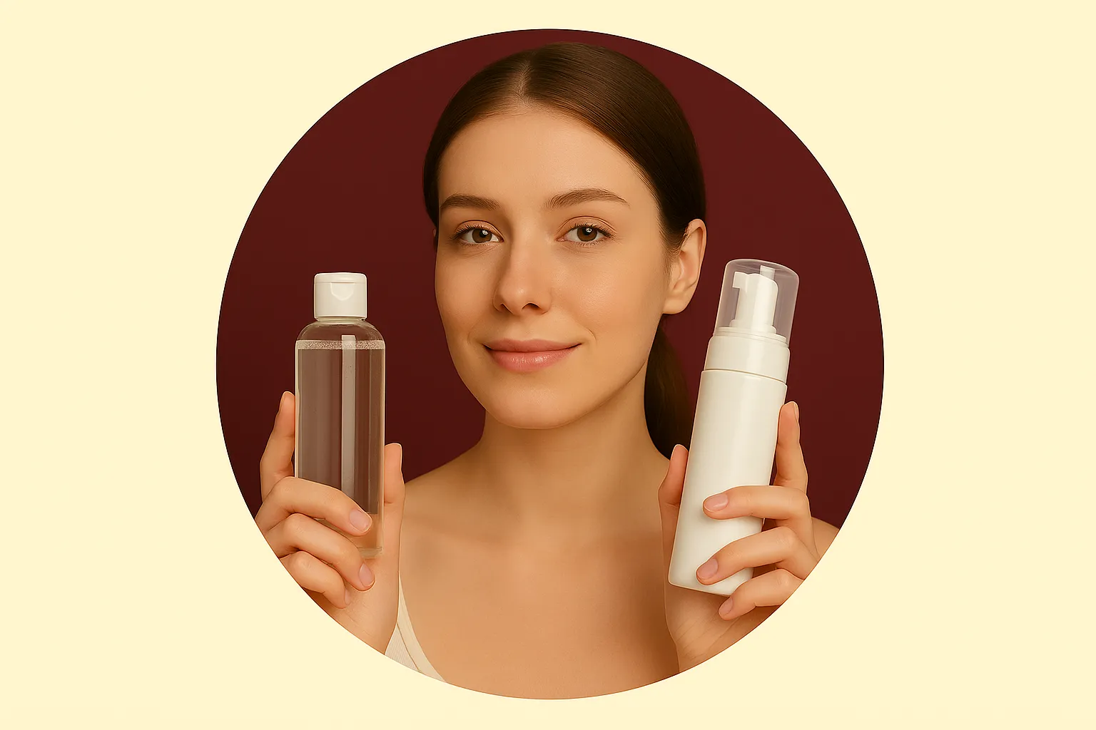 میسلار واتر یا فوم شوینده برای پوست خشک