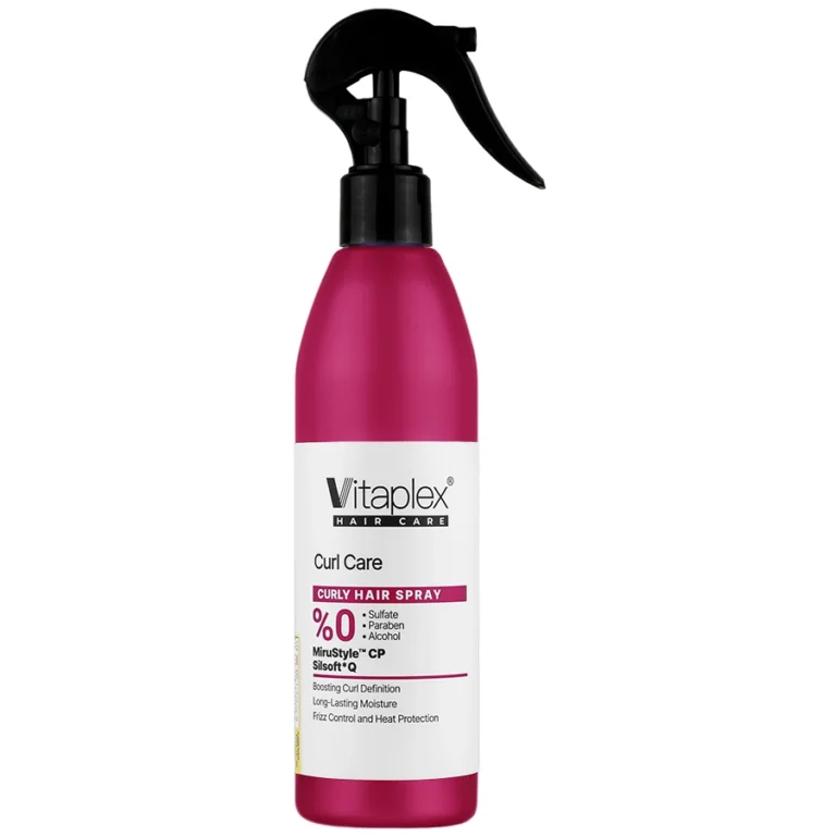 اسپری موی ویتاپلکس مدل Curl Care مخصوص موهای فر