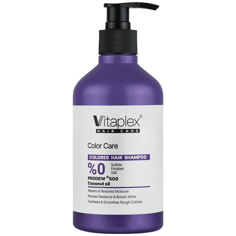 شامپو تثبیت‌کننده رنگ مو ویتاپلکس مدل Color Care مخصوص موهای رنگ‌شده