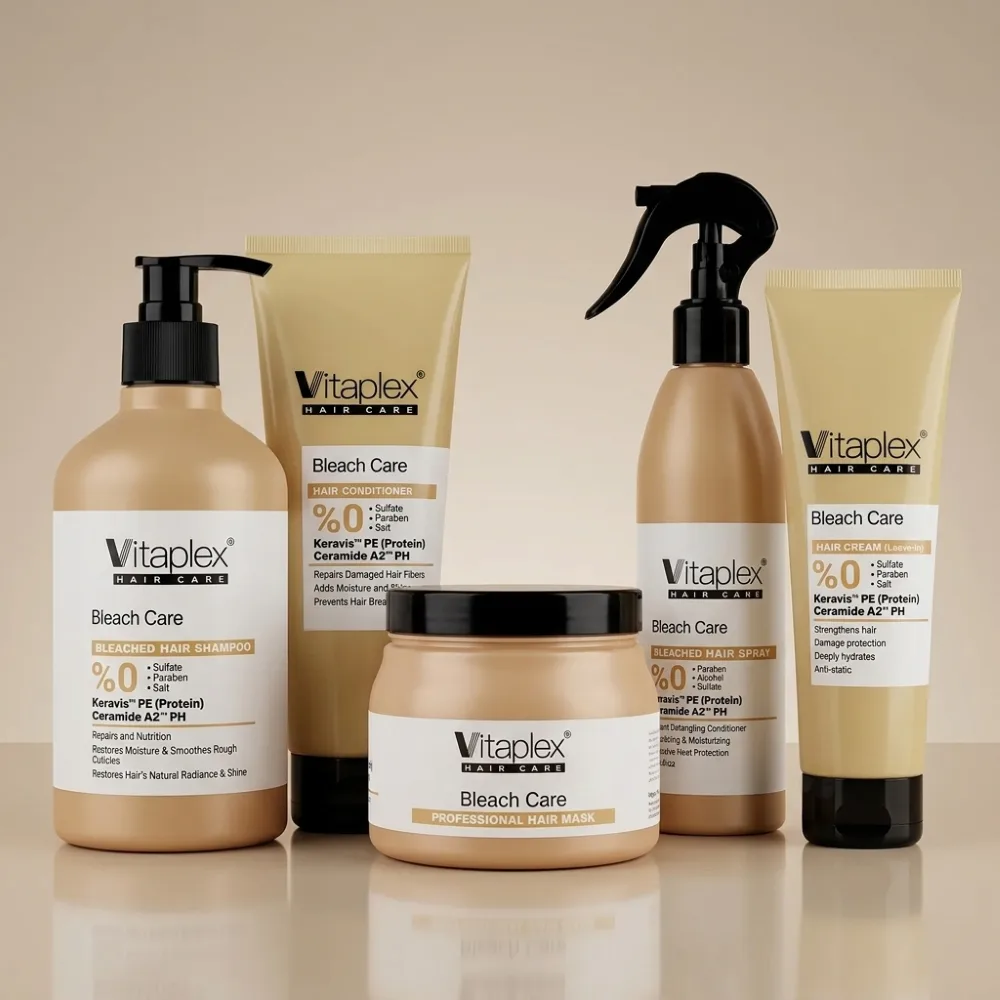 پکیج تخصصی احیا و ترمیم موهای دکلره شده ویتاپلکس (Vitaplex Bleach Care)