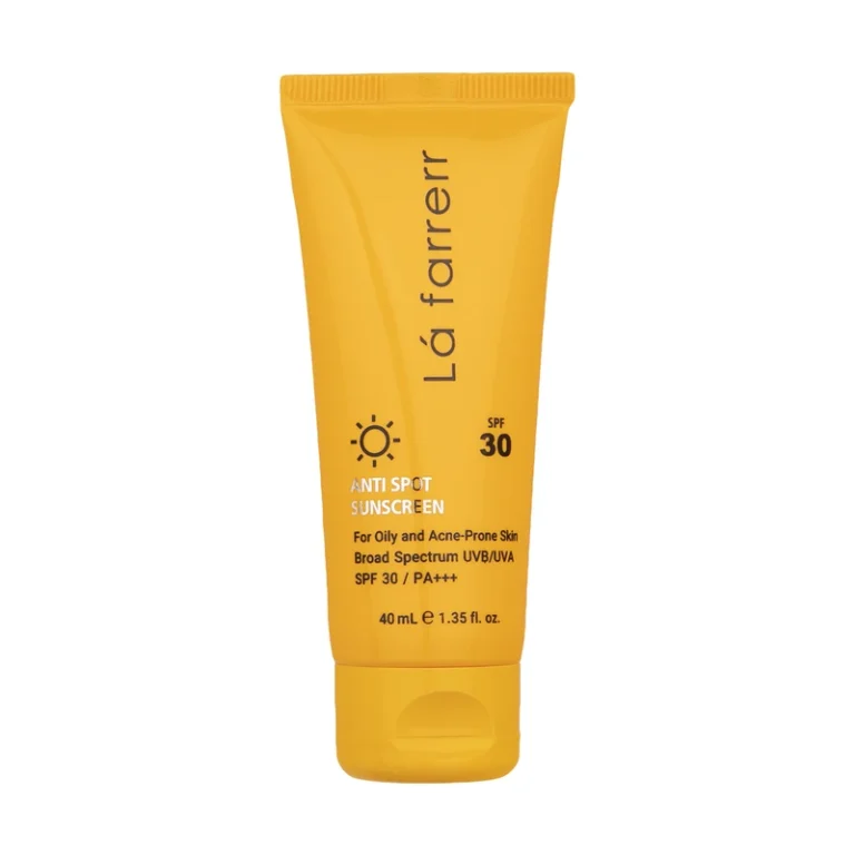 کرم ضد آفتاب و ضدلک بی‌رنگ لافارر SPF30 مناسب پوست چرب و مستعد آکنه ۴۰ میلی‌لیتر
